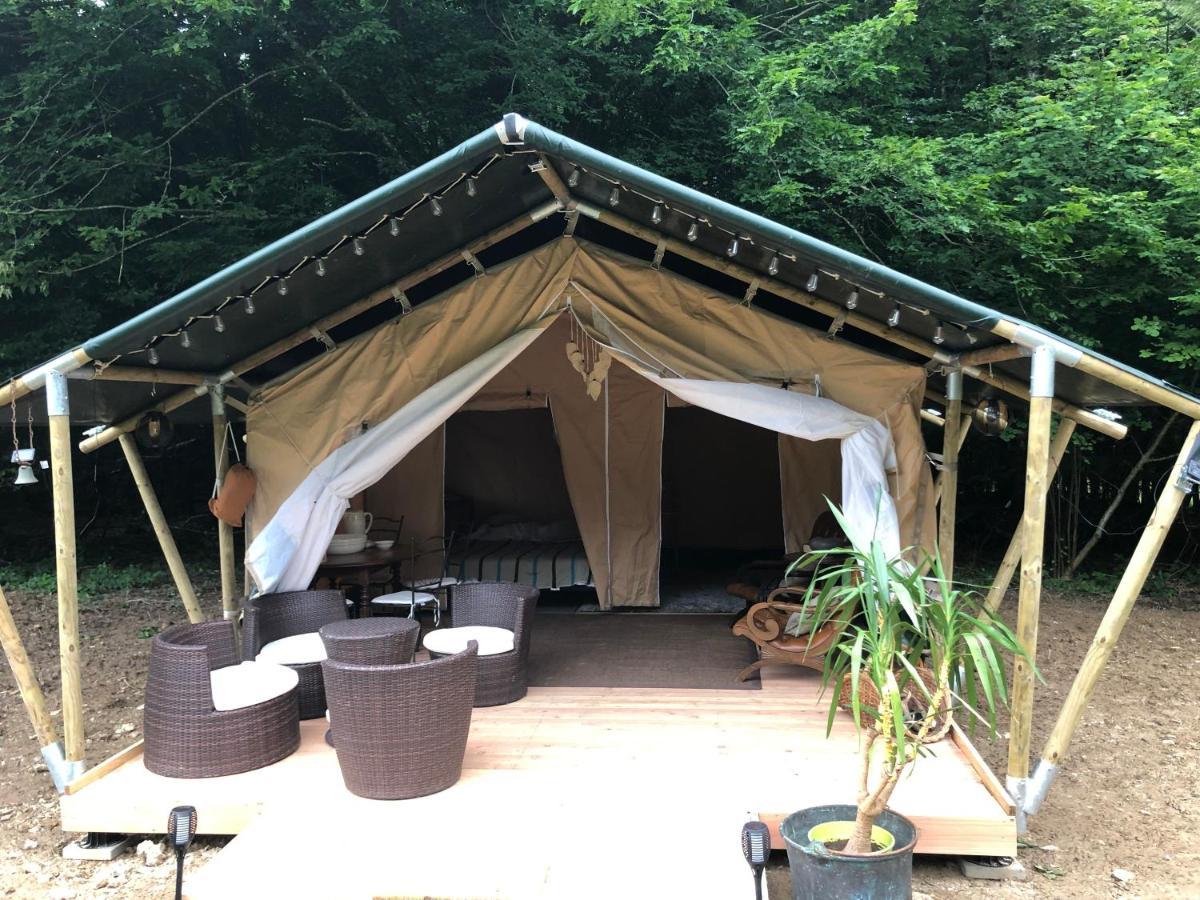 Tente Lodge Elevage Girbal La Chapelotte Экстерьер фото