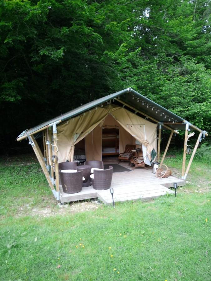 Tente Lodge Elevage Girbal La Chapelotte Экстерьер фото